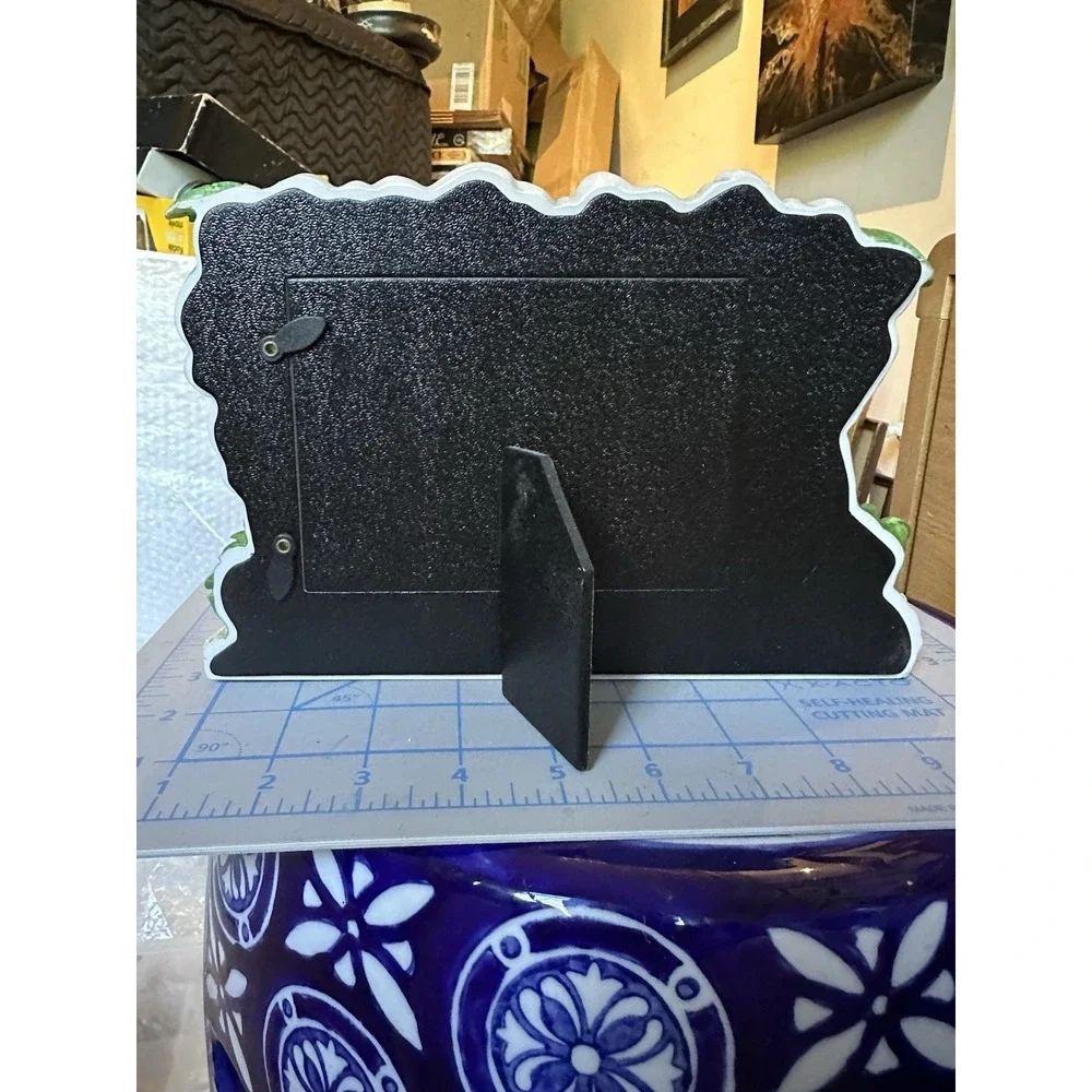 Disney Mickey & Minnie Mouse 3D Photo Picture Frame At Beach With Sand Castle